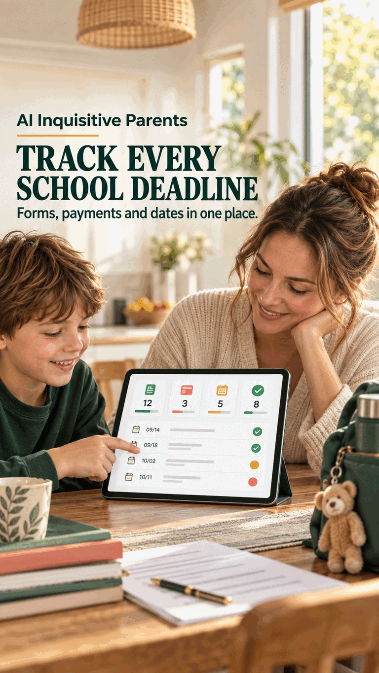School Paperwork Tracker project poster