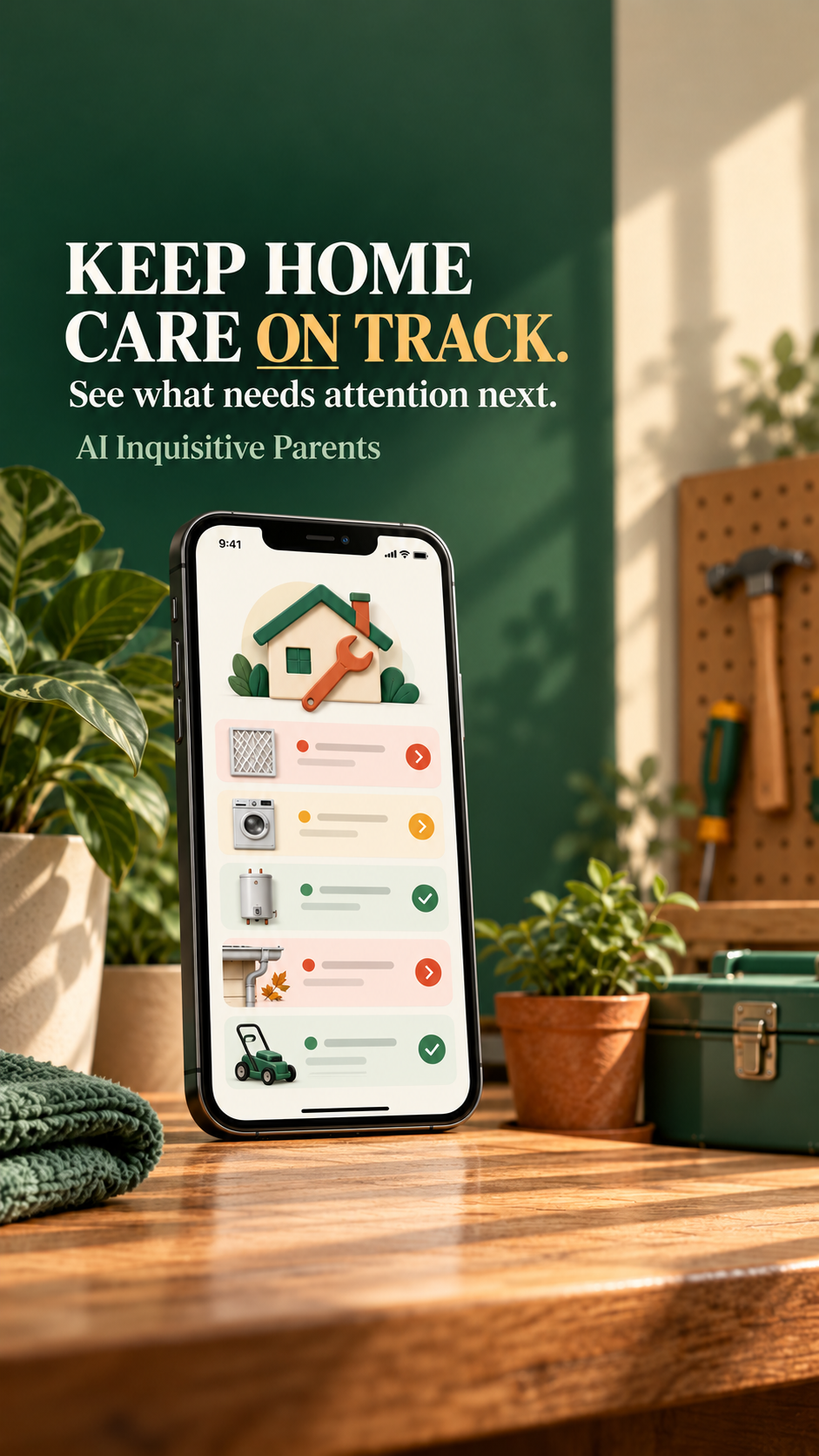 Our Home Maintenance Log project poster