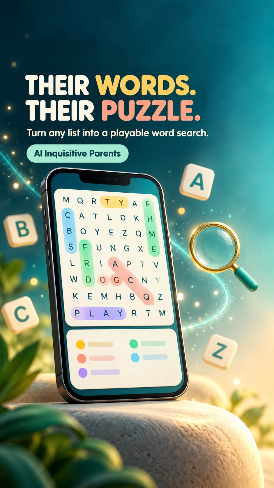 My Word Search Maker project poster
